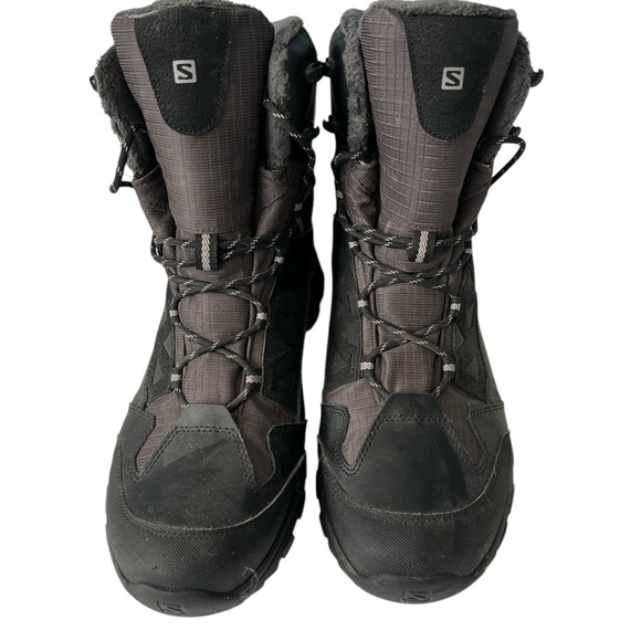 Salomon Other - Salomon Men's Black Winter Boots #145464 Black Hiking Shoes Boots US 12